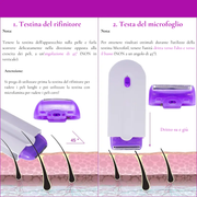 epilskin™ Epilatore indolore con tecnologia uv per una pelle liscia senza irritazioni